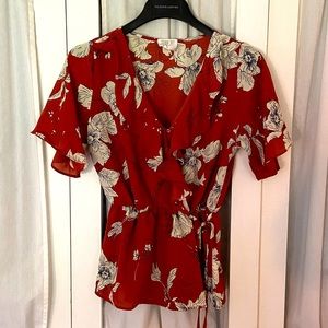 Sienna sky blouse